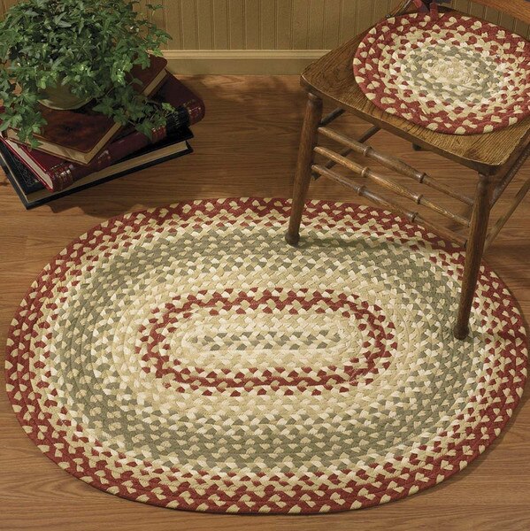 Mill Village Braided Rug 32" x 42" Park Designs